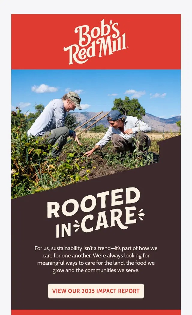 Bob’s Red Mill email design